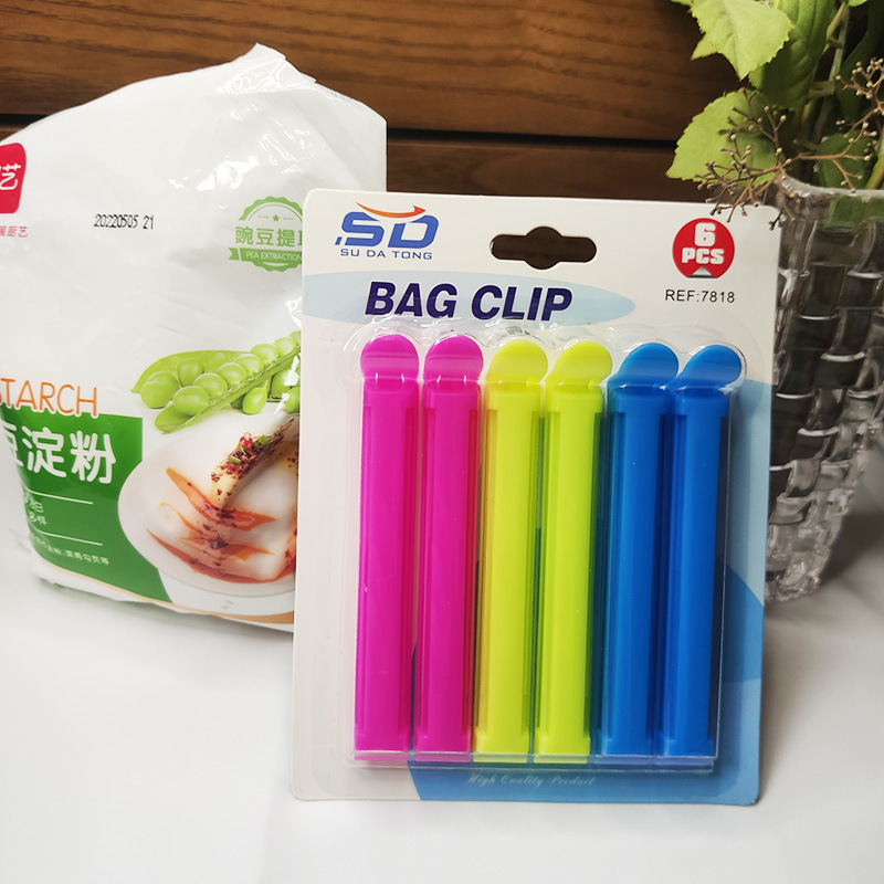 Manufacturers Supply Plastic Clip Sealing Clip Sealing Clip Grocery Bag Fresh-Keeping Sealing Clip Snacks Sealer