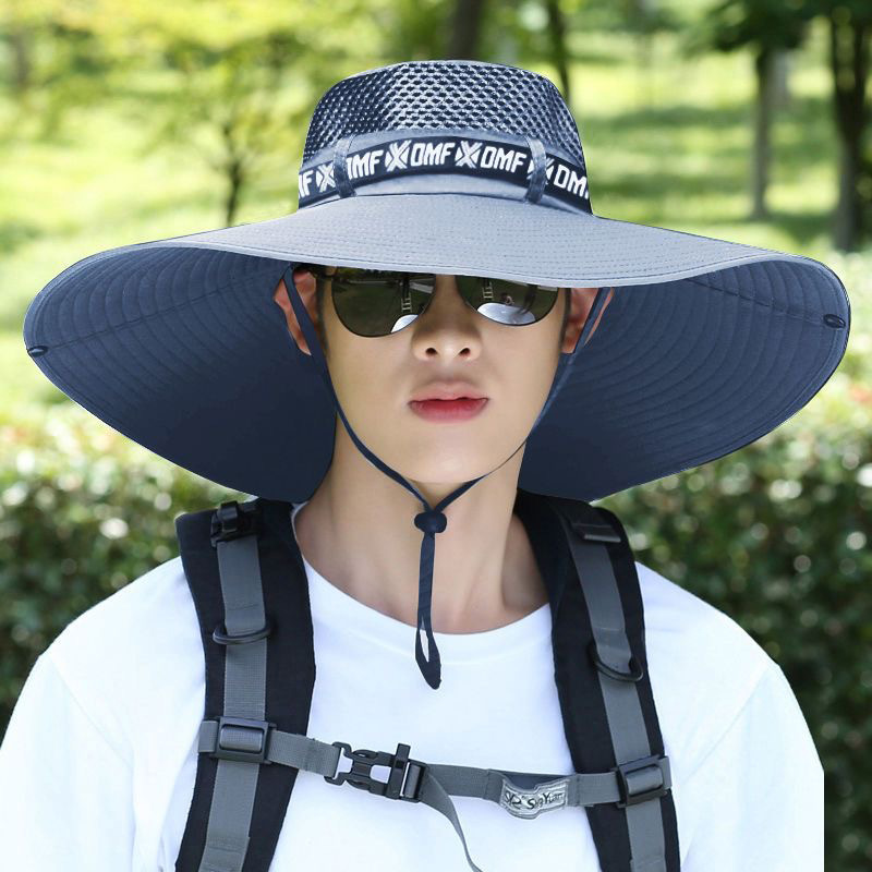 Bucket Hat Men's Spring and Summer Hat Outdoor Mountaineering Sun Hat New Foldable Sun Hat Men's Fishing Hat Wholesale