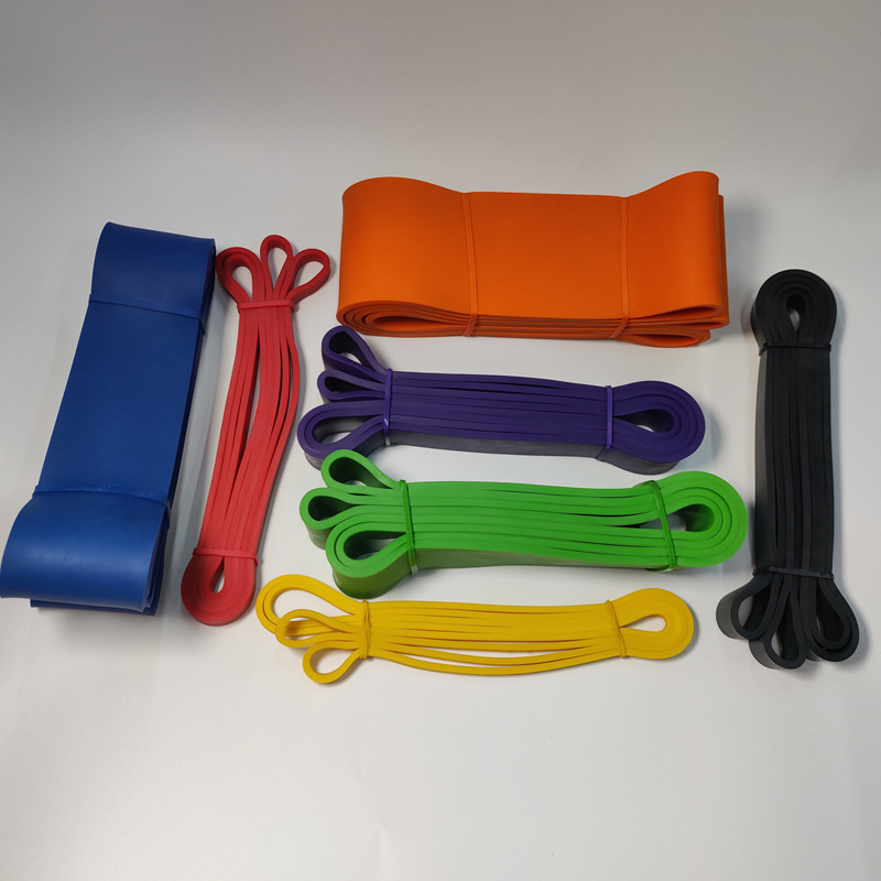 乳胶阻力带弹力带 家用力量训练健身带引体向上辅助带厚圈拉力带