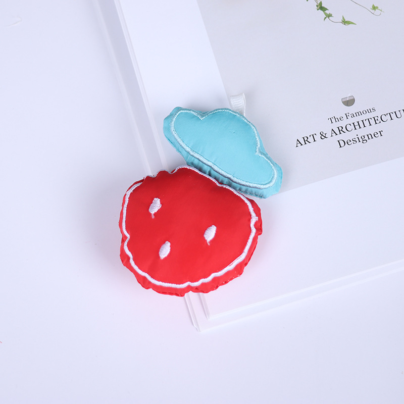 INS Style Strawberry Fabric Pendant DIY Mobile Phone Charm Bag Key Chain Accessories