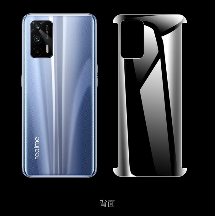 适用oppo realme gt全包边水凝膜gt真我 前后高清realme gt软膜