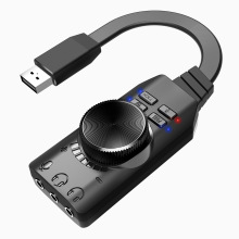 新款usb7.1声卡游戏吃鸡声道电脑音效 USB外置笔记本手机声卡虚拟