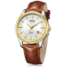 米格mige传承系列全自动机械表情侣手表mg9138