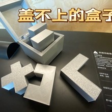 3D打印拼装积木挑战放入盒内并成功盖上盖子