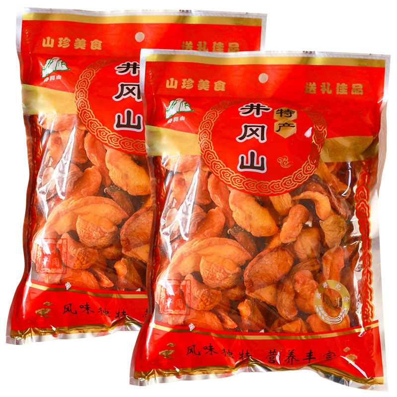 井冈山黄桃干无添加农家特产天然原味红心桃子干水果干果脯蜜饯