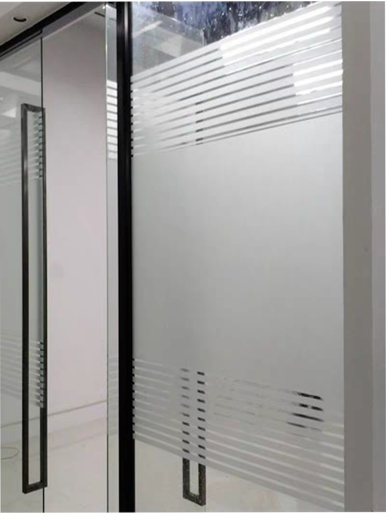 10m磨砂玻璃贴膜透光不透人静电pvc窗贴办公隔断移门防爆膜批发