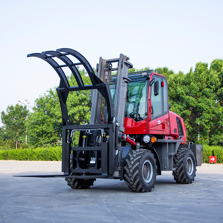 越野叉车 平衡重式四驱轮式越野叉车 大型越野一体式叉车-阿里巴巴