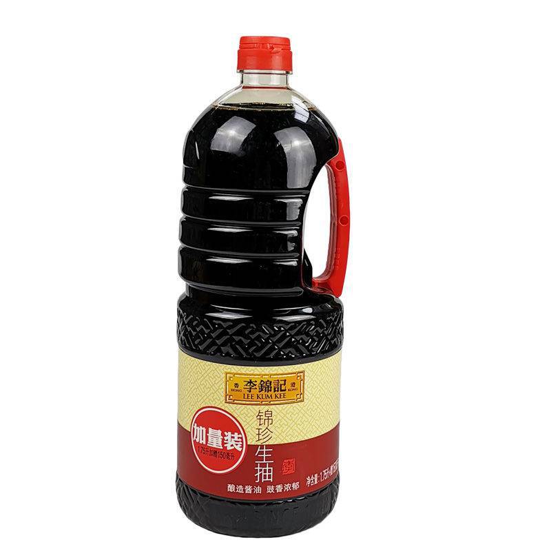 包邮李锦记锦珍生抽1.9l加量装酿造酱油川菜炒菜凉拌蘸料腌制酱油
