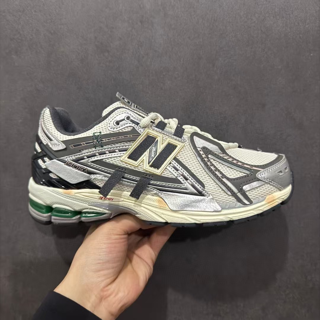 莆田鞋 nb1906R 做旧银白元祖灰老爹跑步鞋 男士运动鞋网面鞋透气