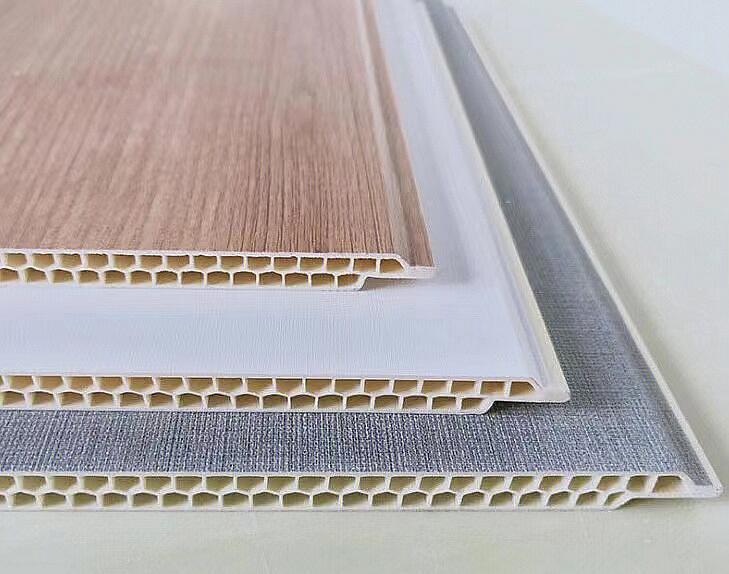 8mm蜂巢集成墙板竹木纤维石塑全屋快装护墙板pvc扣板室内装修吊顶