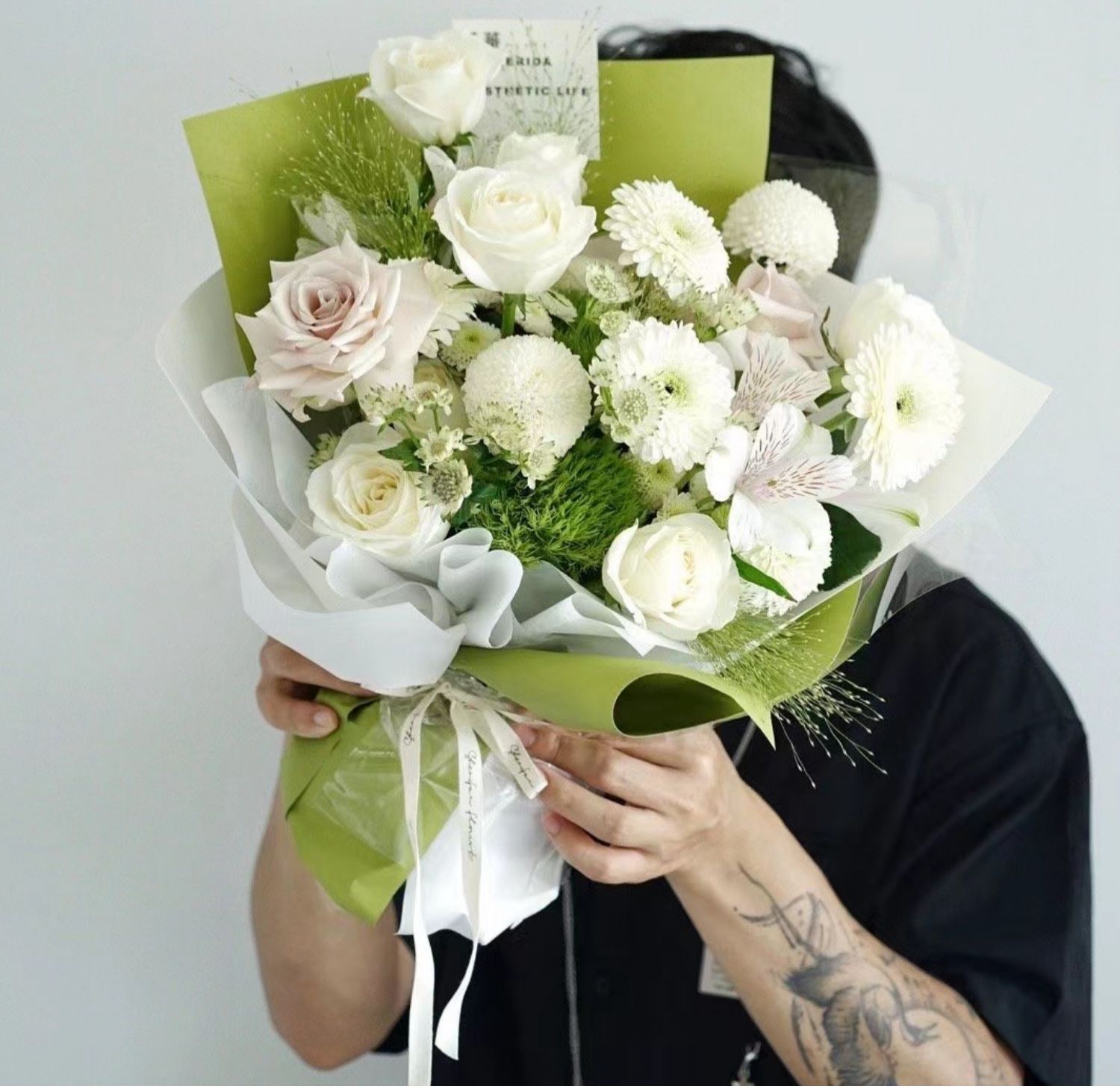 亿通七夕新款40色彩色马卡龙色包装纸花店鲜花礼品花束花艺包装纸