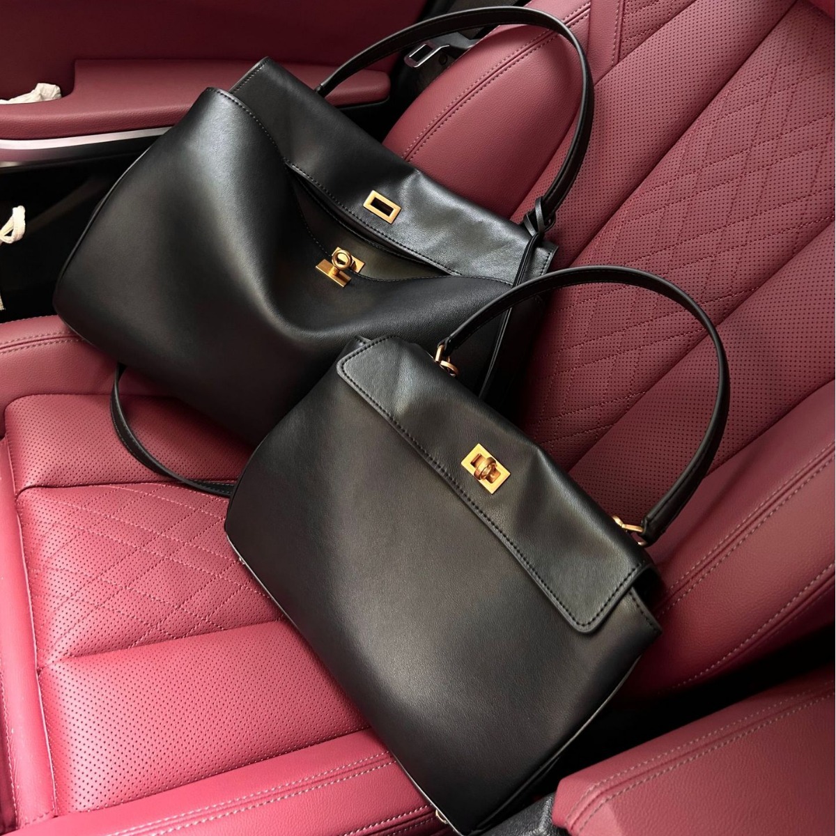 中性风rodeo包2024新款真皮大容量托特凯莉包牛皮腋下手提斜挎包