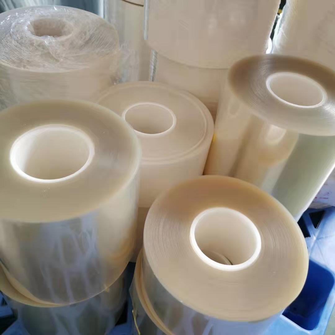 三层pet高粘防爆膜 手机保护膜原材料卷材 透明防刮 粘性好不翘边