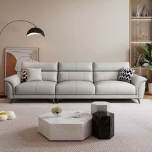 科技布沙发客厅2023新款轻奢现代简约直排型网红布艺小户型沙发