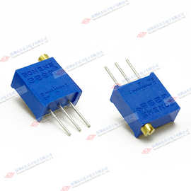 2成交0笔深圳市3296w-1-103 可调电阻 baoter多圈微调玻璃釉电位器10k