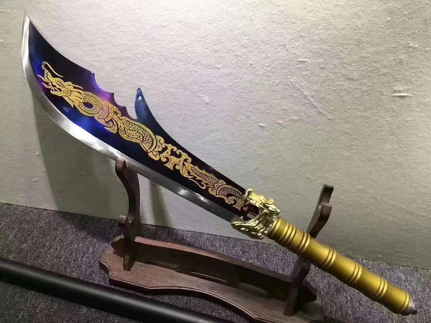 武术练习表演用十八般兵器 高锰钢偃月刀可拆卸2米关公大刀未开刃