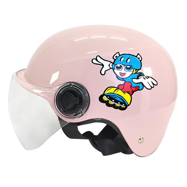 3C Certified Feiku Brand Electric Car Motorcycle Children's Cartoon Helmet Four Seasons Universal Wholesale and Retail