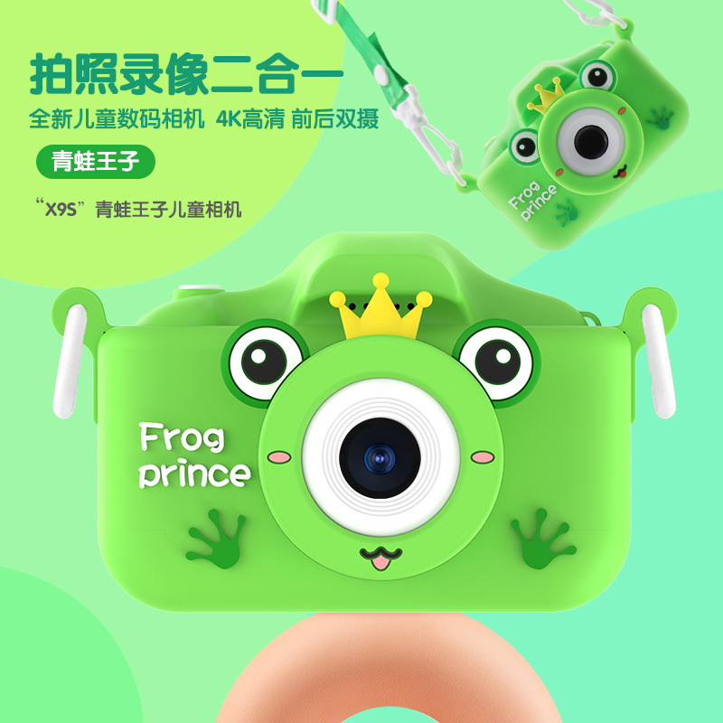 Factory Direct Sales Cross-Border Foreign Trade X9s Children's Camera Mini Cartoon Digital 1080 HD Camera Children's Gift