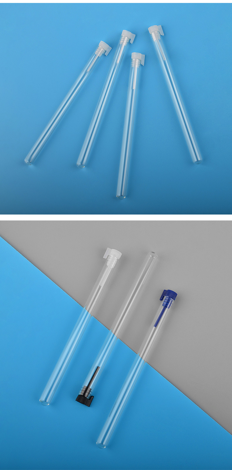 香水试管瓶3ml精华管小试管瓶子透明玻璃瓶 化妆品包材小样分装瓶