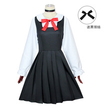 东山小红cosplay服装电锯人cos服 日系蓝色 黑色cos制服