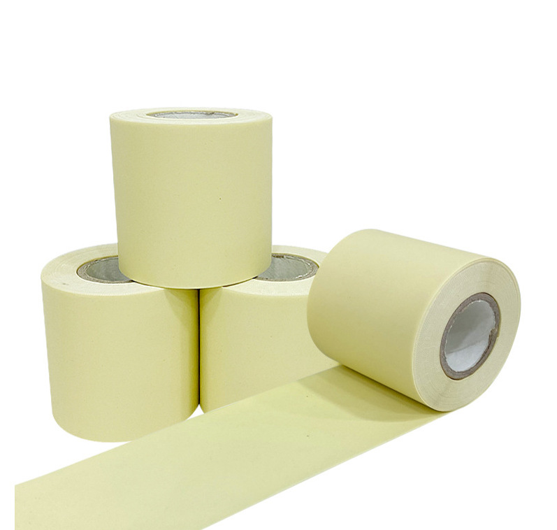 供应pvc空调管缠绕带保温管包扎胶带米黄色pvc空调捆扎带