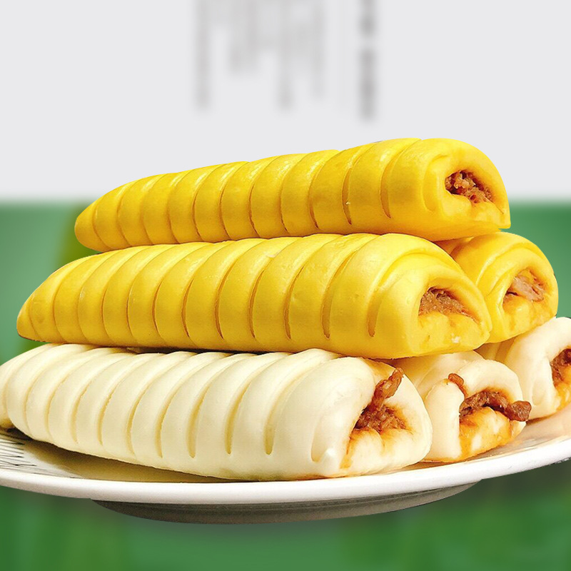 玉米热狗卷便利店蒸包机同款馒头玉米肉馅馒头便利店微波面点包子