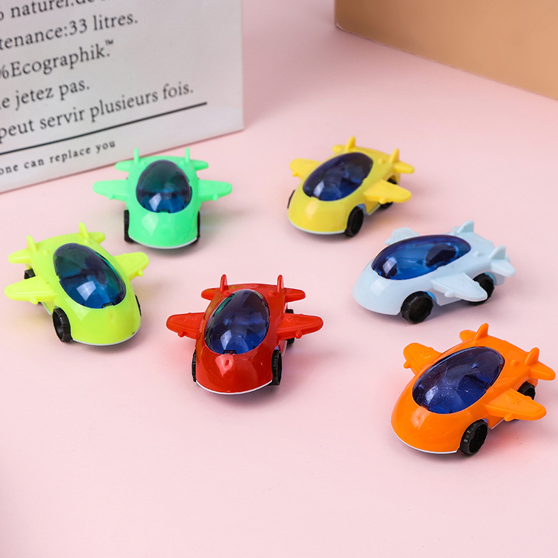 Sliding Cartoon Mini Airplane Toy Capsule Toy Gift Lottery Small Toy Wholesale WeChat Push Small Gift