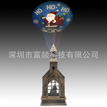 工厂直供圣子诞生工艺品摆件 创新水晶球教堂创意饰品礼品音乐盒