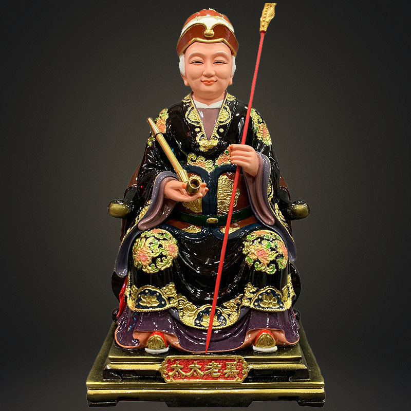 善缘堂树脂烟斗黑老太黑妈妈神像东北保家仙佛像玉石家居供奉摆件