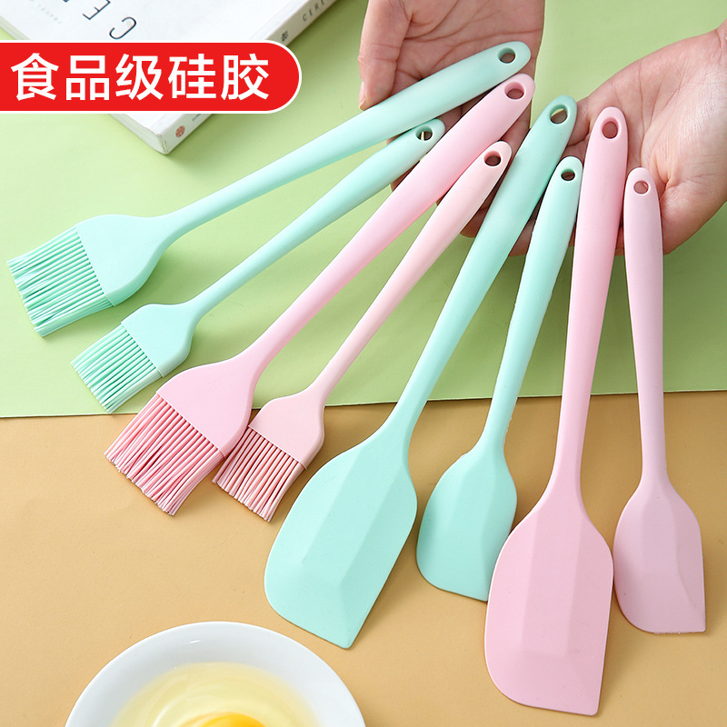 oil brush kitchen pancake edible baking tool pancake high temperature resistant brush household silicone scraper barbecue oil brush