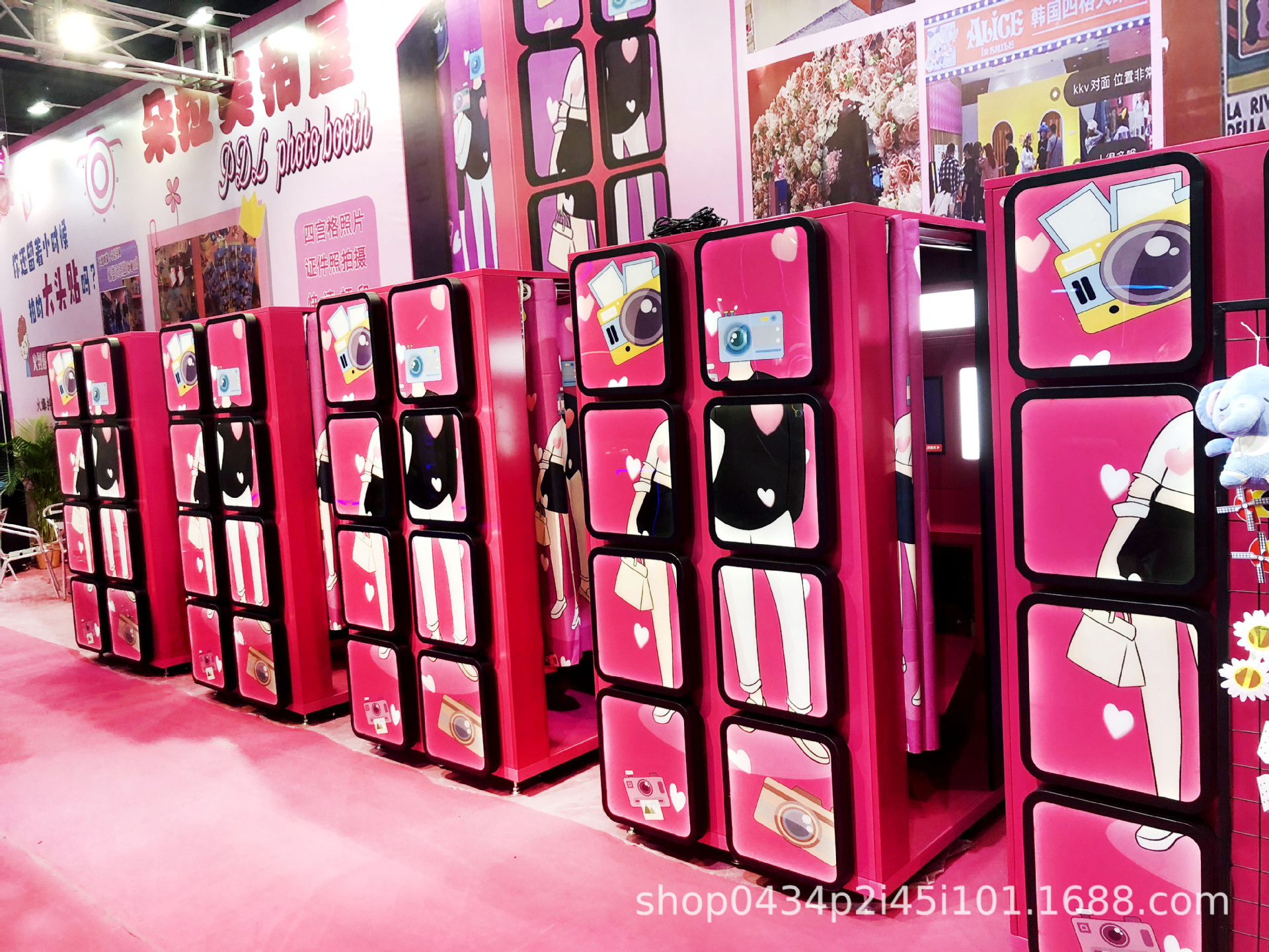 共享大头贴机器一体机韩国网红美拍机美拍屋照相馆商场自助拍照机