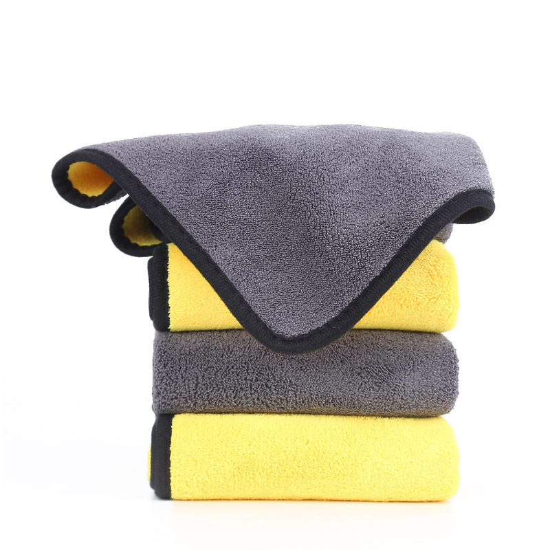 30*60cm Pet Towel Dog Cat Water-Absorbing Quick-Drying Bath Towel Soft and Thickened Coral Velvet Pet Bath Towel