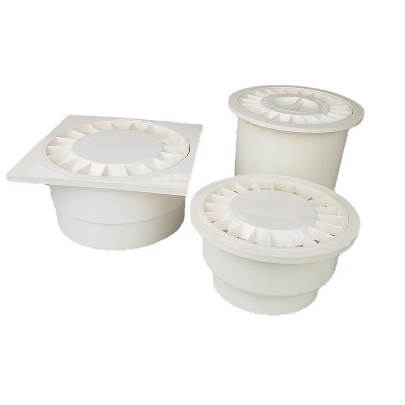 pvc50预埋地漏75/110排水管地漏160塑料圆形两用工程水封防臭地漏