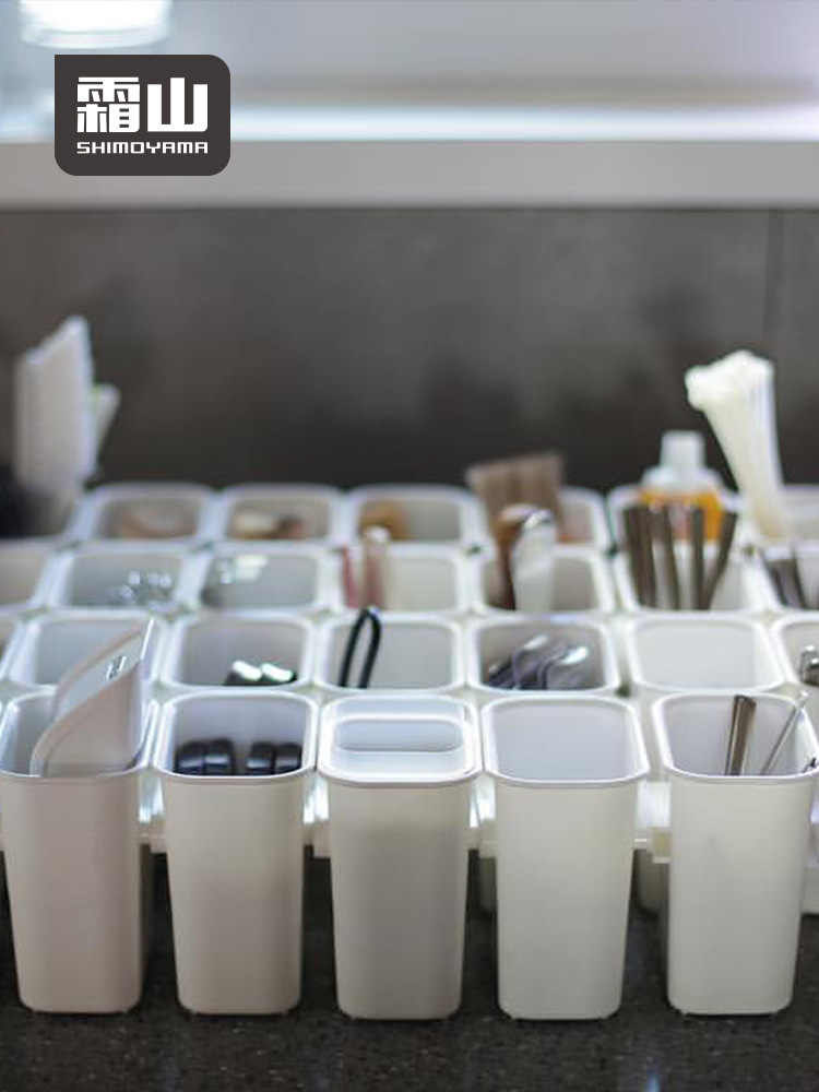Kitchen Gadget Combination with Tray Storage Box Desktop Pen Container Makeup Brush Can Draining Chopsticks Bucket