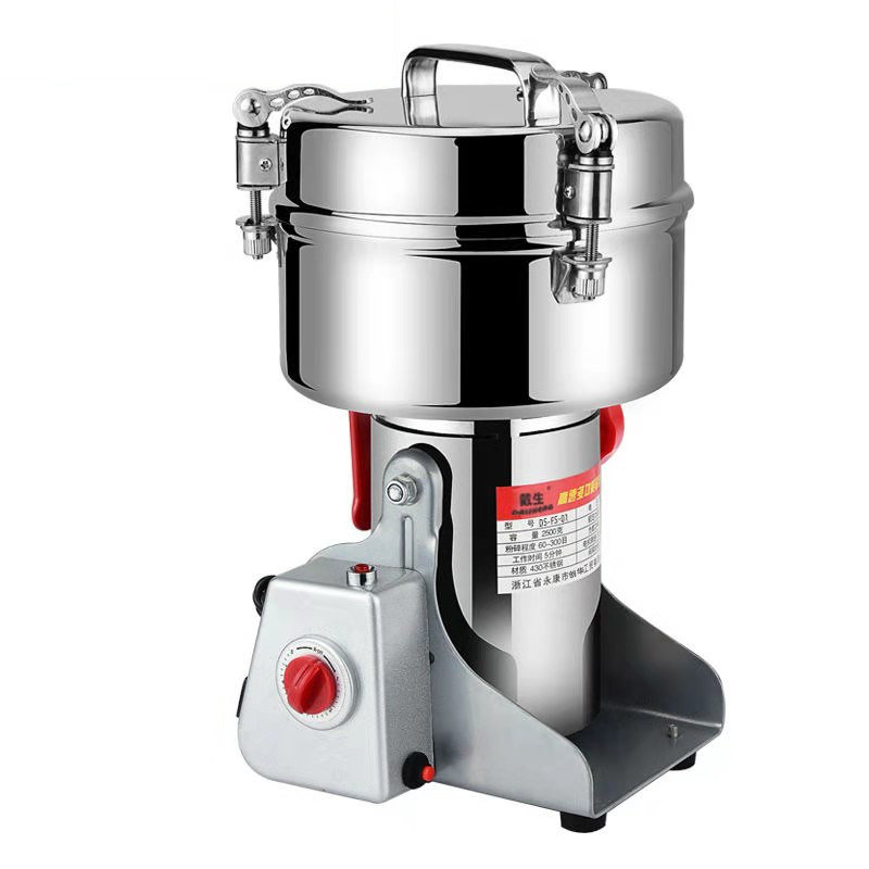 2500克304不锈钢打粉机五谷杂粮粉碎机中药材磨粉机调料研磨机