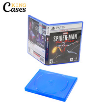 蓝色透明PS5游戏盒PS游戏包装盒PS5游戏光盘收纳盒光碟盒工厂现货