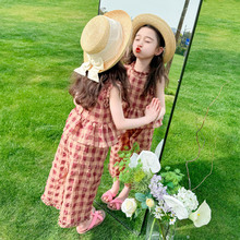 女童短袖套装2024新款韩系洋气女宝宝夏季休闲时髦衣服儿童装夏款