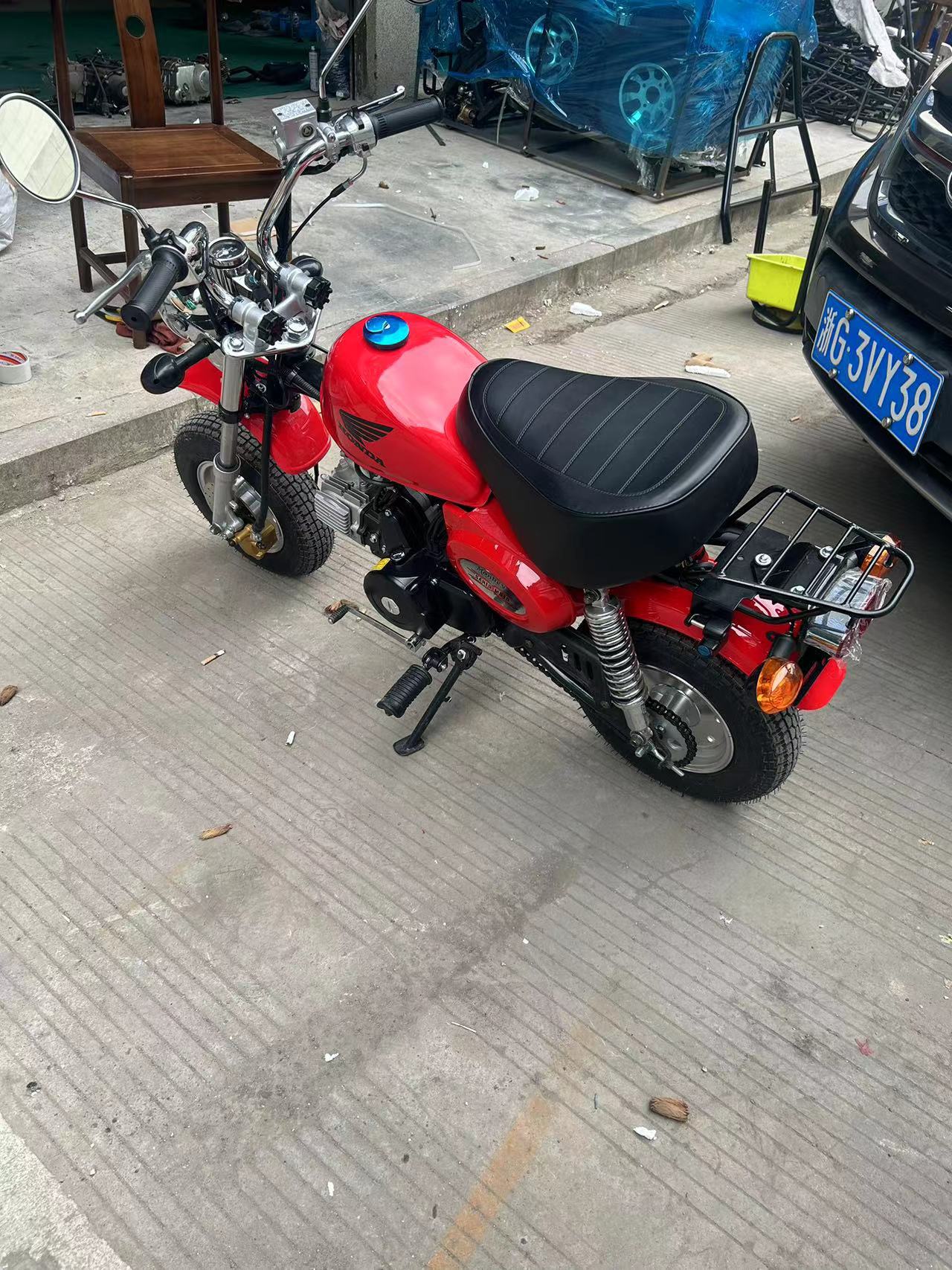 源头工厂小猴子摩托车复古小越野成人四冲程汽油小型跑车小高赛