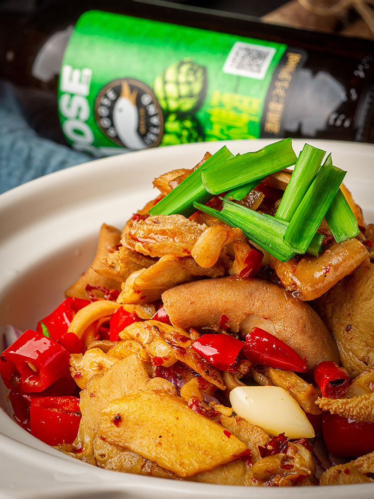 干锅羊杂250g成品菜加热即酒店饭店特色菜湘菜私房菜半成品预制菜