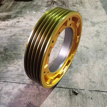 电梯曳引轮400*5*10曳引轮主机曳引机适用奥的斯沈阳蓝光天奥其他