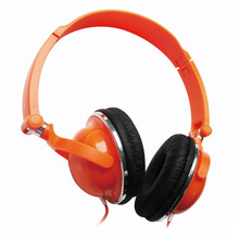 GKH133可折叠伸缩头戴式耳机 oem定制卡通LOGO 促销赠品礼品耳机