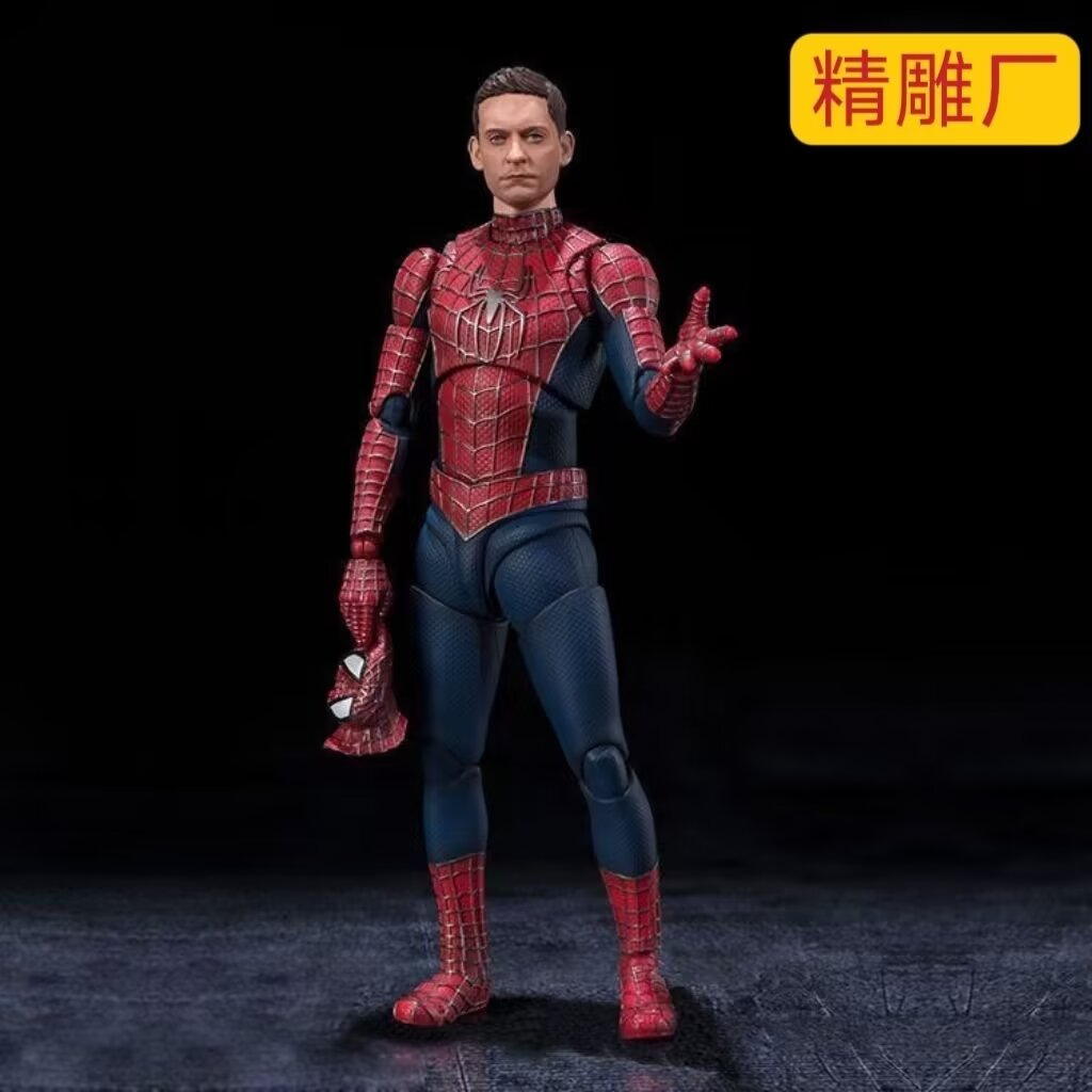shf 托比马奎尔 漫威 复联 蜘蛛侠3 英雄无归 可动手办模型跨境