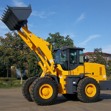 源头工厂出口中大型3吨5吨轮式装载机 矿山土方载重4吨四驱铲车-阿里