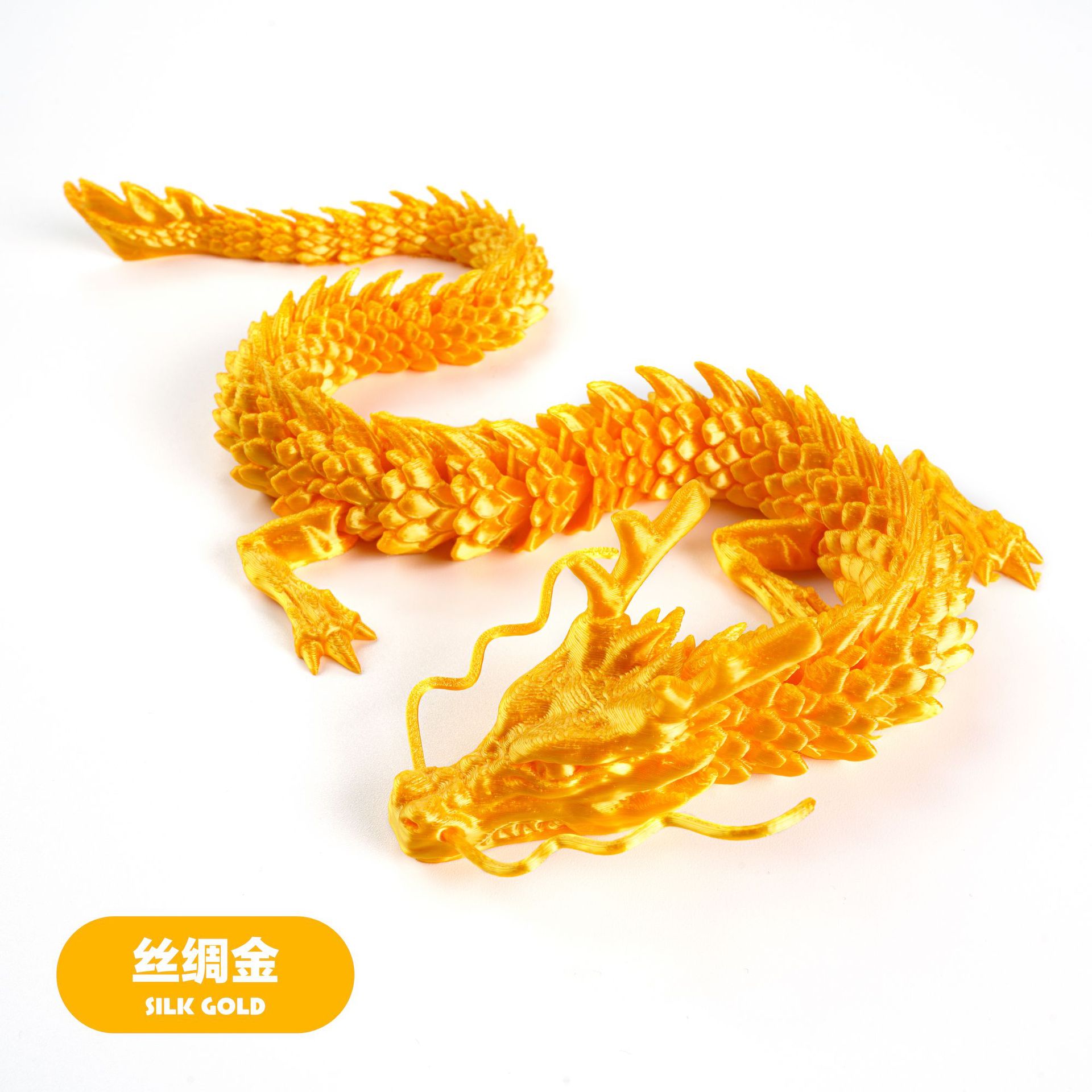 3D Printing Chinese Dragon Dragon Crafts Decoration Gift Trending Creative Hand-Made Car Decoration Manufacturer Hand-Made