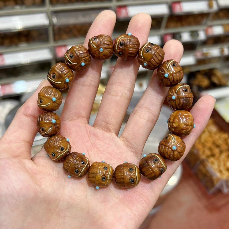 紫金鼠酋长阿呆手链diy文玩佛珠饰品配饰手机链手链吊坠包挂项链