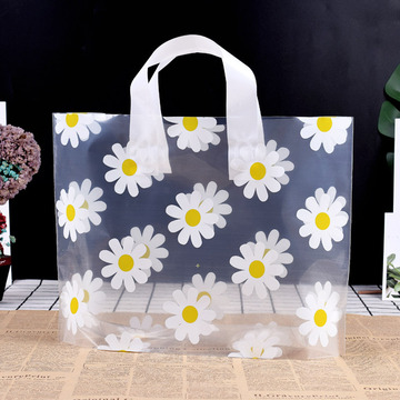 手提袋礼品塑料袋网红服装袋子女装包装袋童装购物袋透明拎袋