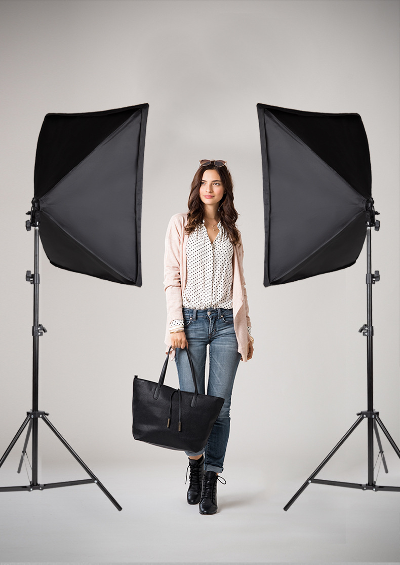 人物摄像拍照补光灯直播间拍照灯光视频打光led摄影常亮柔光器材