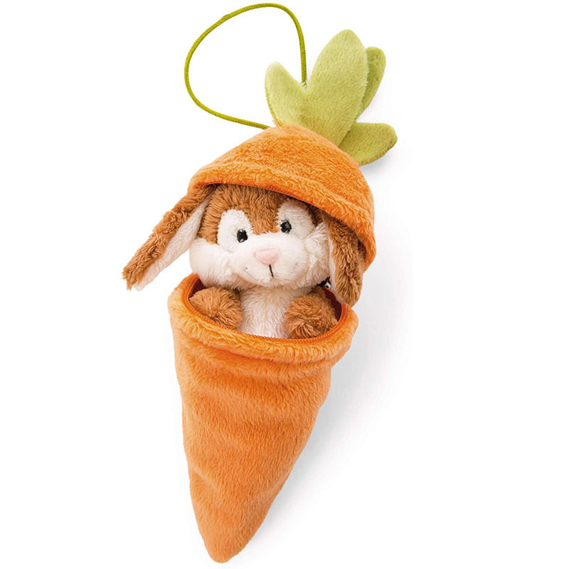 定制毛绒萝卜兔钥匙扣卡通小兔子玩偶书包钥匙挂件娃娃公仔挂饰