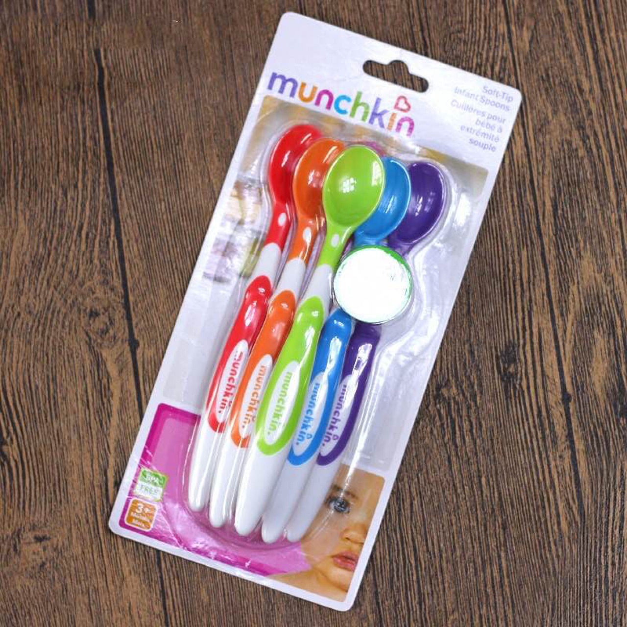 Children's Glue-Coated Plastic Spoon