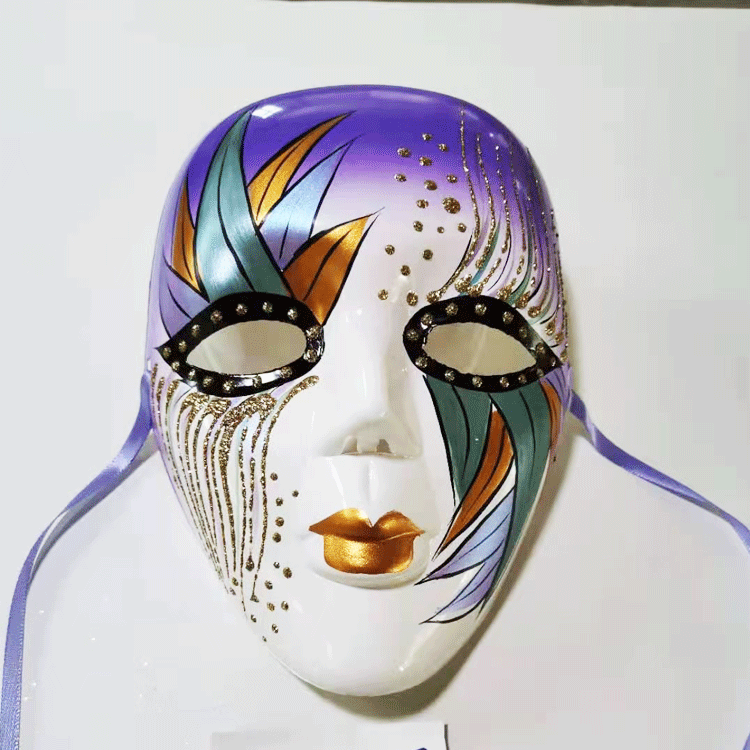 新款彩绘全脸面具威尼斯化妆舞会面具厂家批发爆款面具
